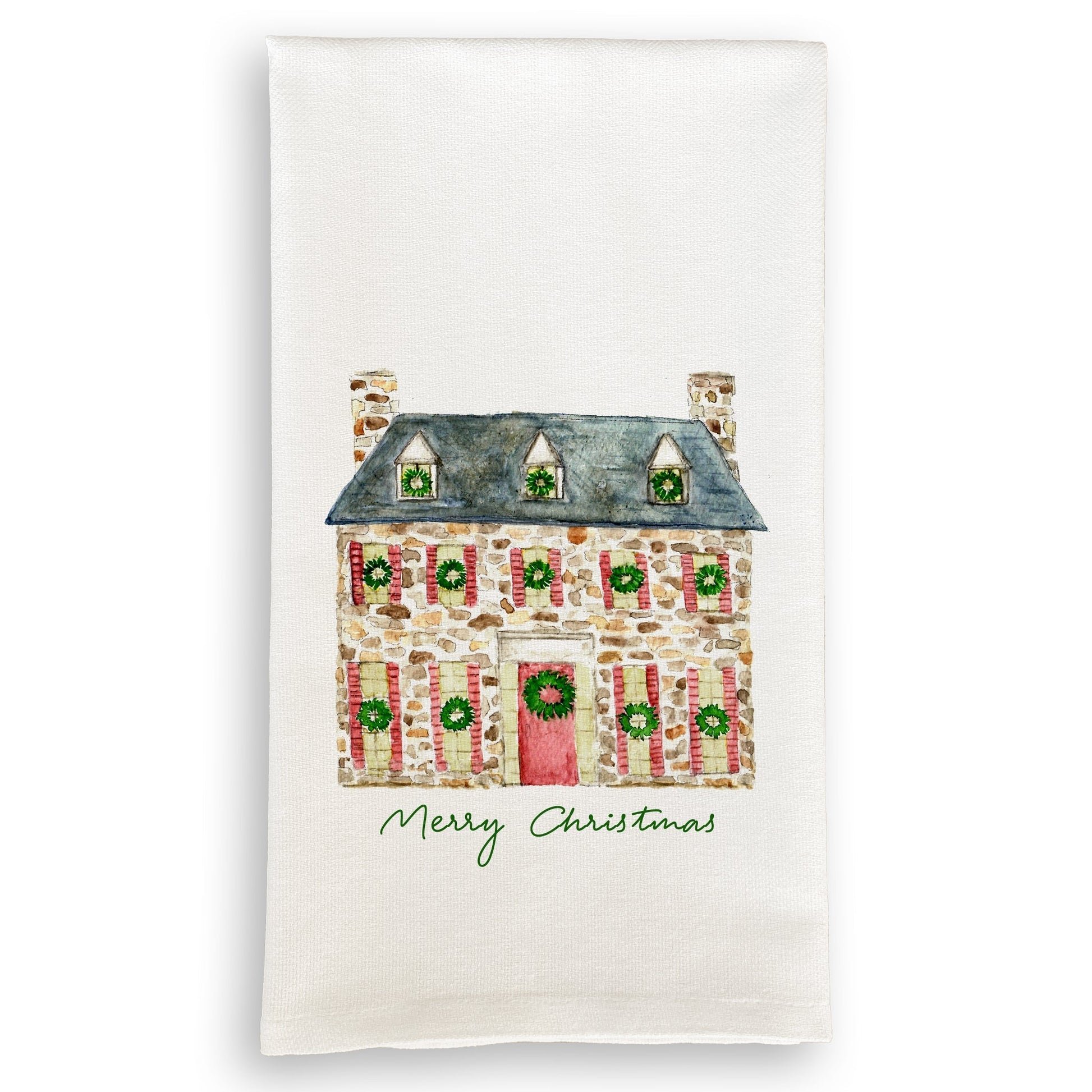 French Graffiti Kitchen Towel