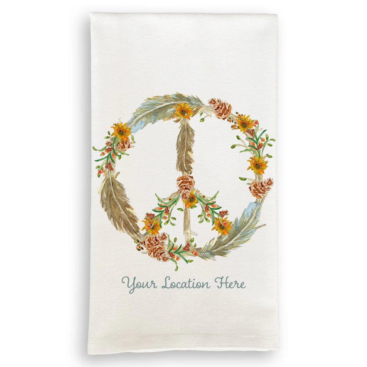 French Graffiti Kitchen Towel