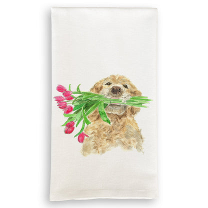 French Graffiti Kitchen Towel