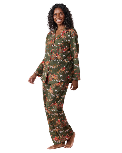 Long PJ Set - Fox Hunting | Pine