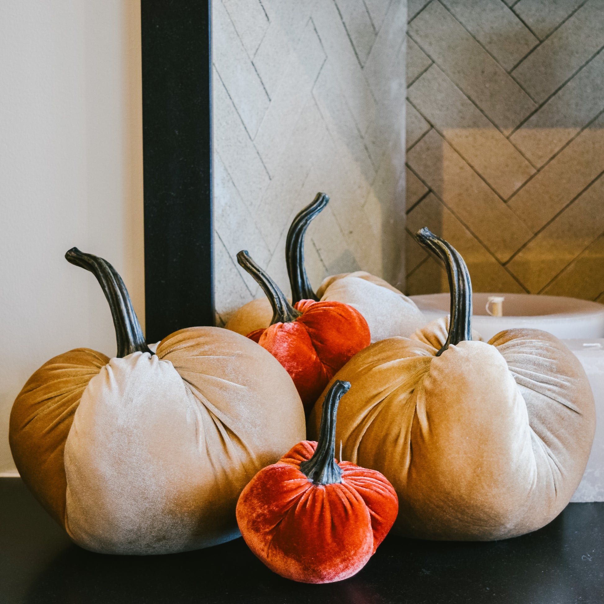 Velvet Weighted Pumpkin