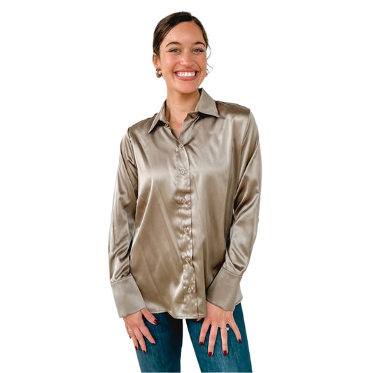 MiJo | Silk Button Down Shirt