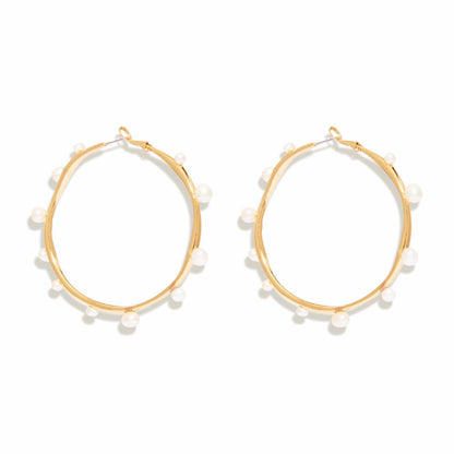 Isla Pearl Hoop