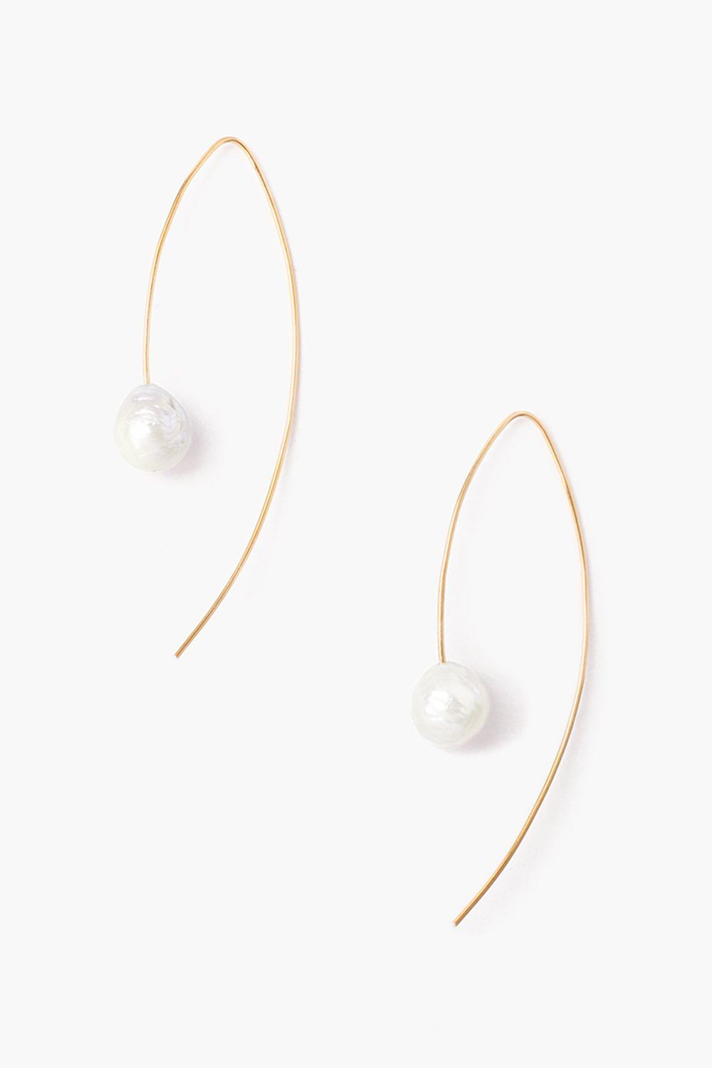 Chan Luu Floating Pearl Drop Earring Hearth and Soul