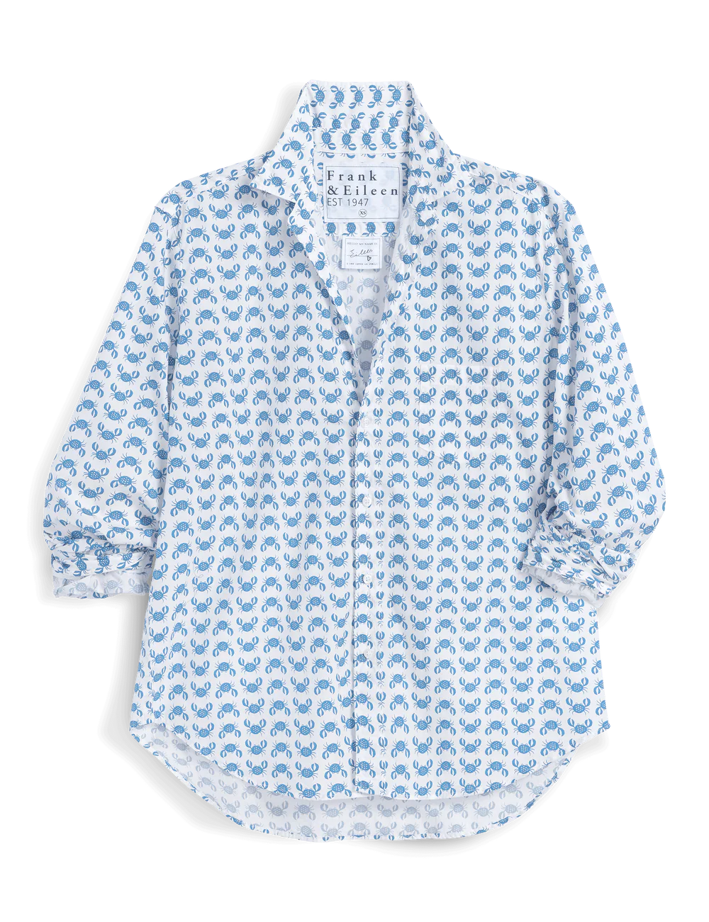 Eileen Relaxed Button-Up |  Blue Crab