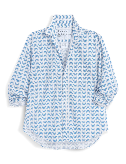 Eileen Relaxed Button-Up |  Blue Crab