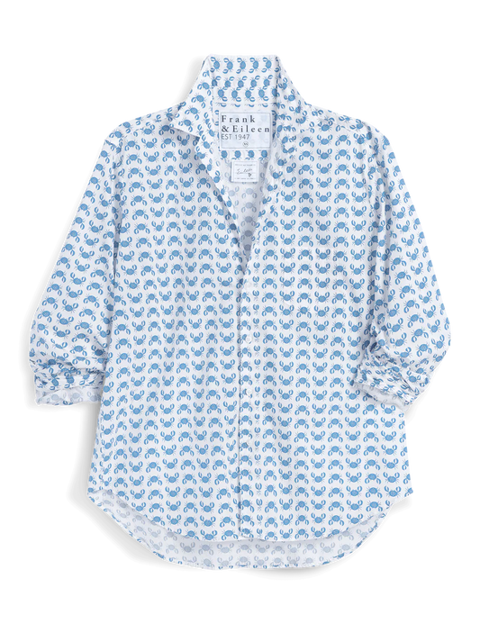 Eileen Relaxed Button-Up |  Blue Crab