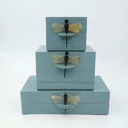 Lacquer Dragonfly Box - Medium