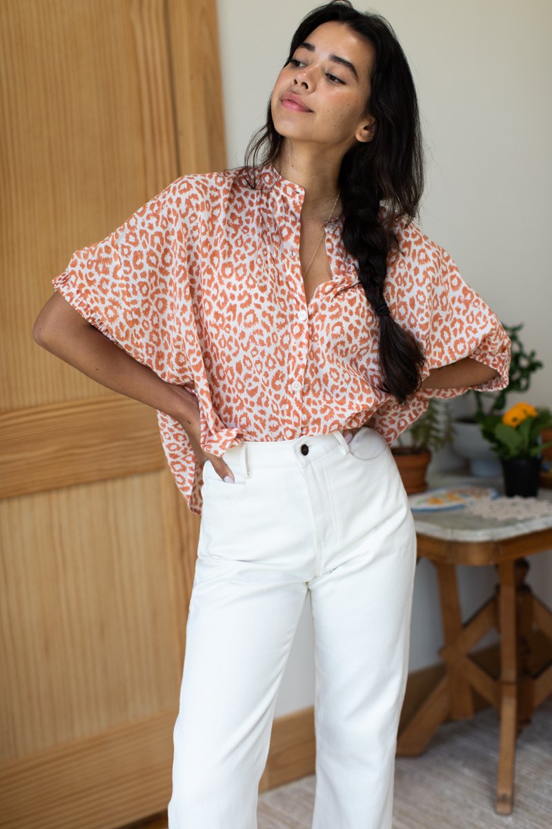 Mandarin Collar Top