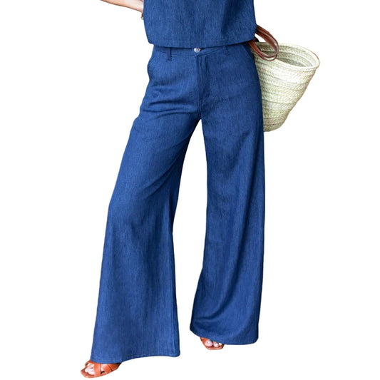 Tulip Trouser - Indigo Hemp Organic