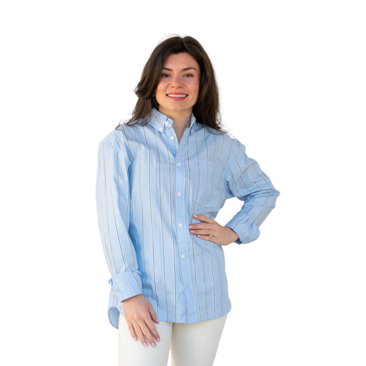 Ryan Shirt - Sky Blue Stripe