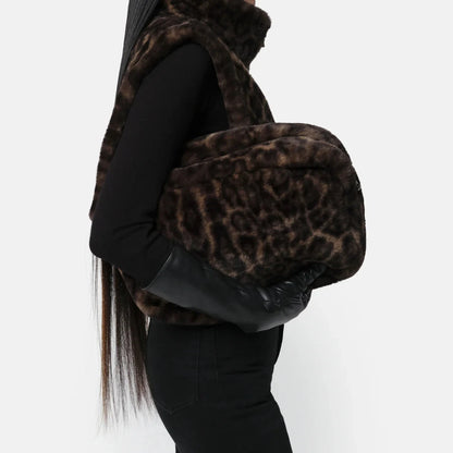  Jumbo Leopard Noor Pochette - Dark Leopard