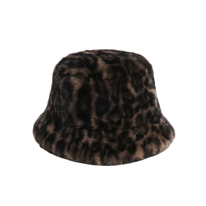 Amara Bucket Hat - Dark Leopard