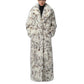 Gabrielle Snow Leopard Maxi Coat