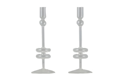 Glass Candlestick - Medium