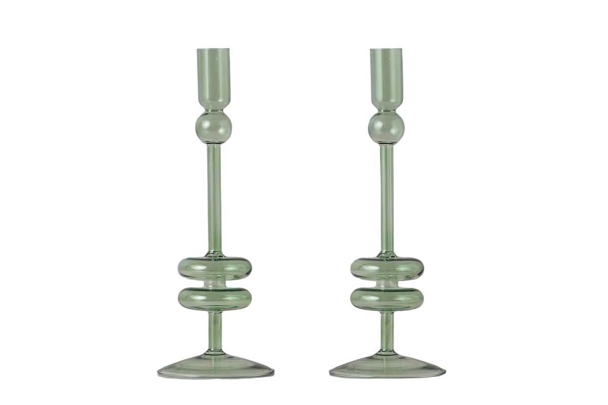 Glass Candlestick - Medium