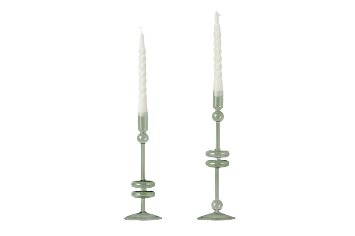 Glass Candlestick - Large