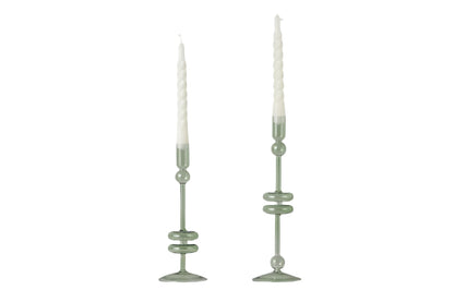 Glass Candlestick - Large