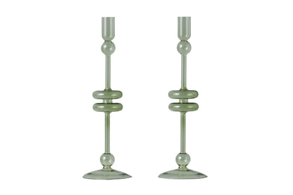 Glass Candlestick - Large