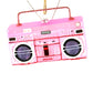 Boombox Ornament - Pink