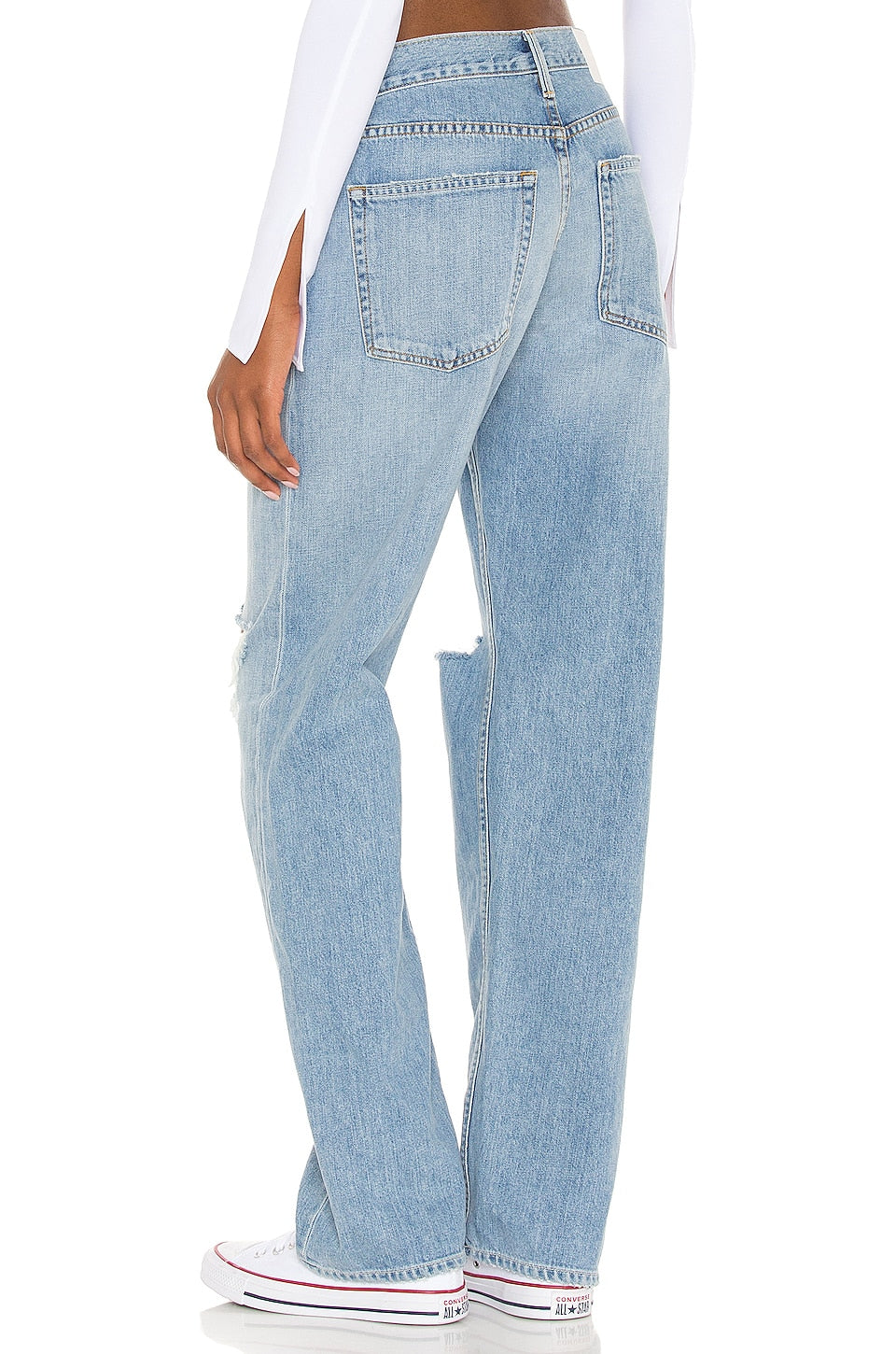 Outlet GRLFRND Bella Low Rise Boyfriend Fairfax Jeans