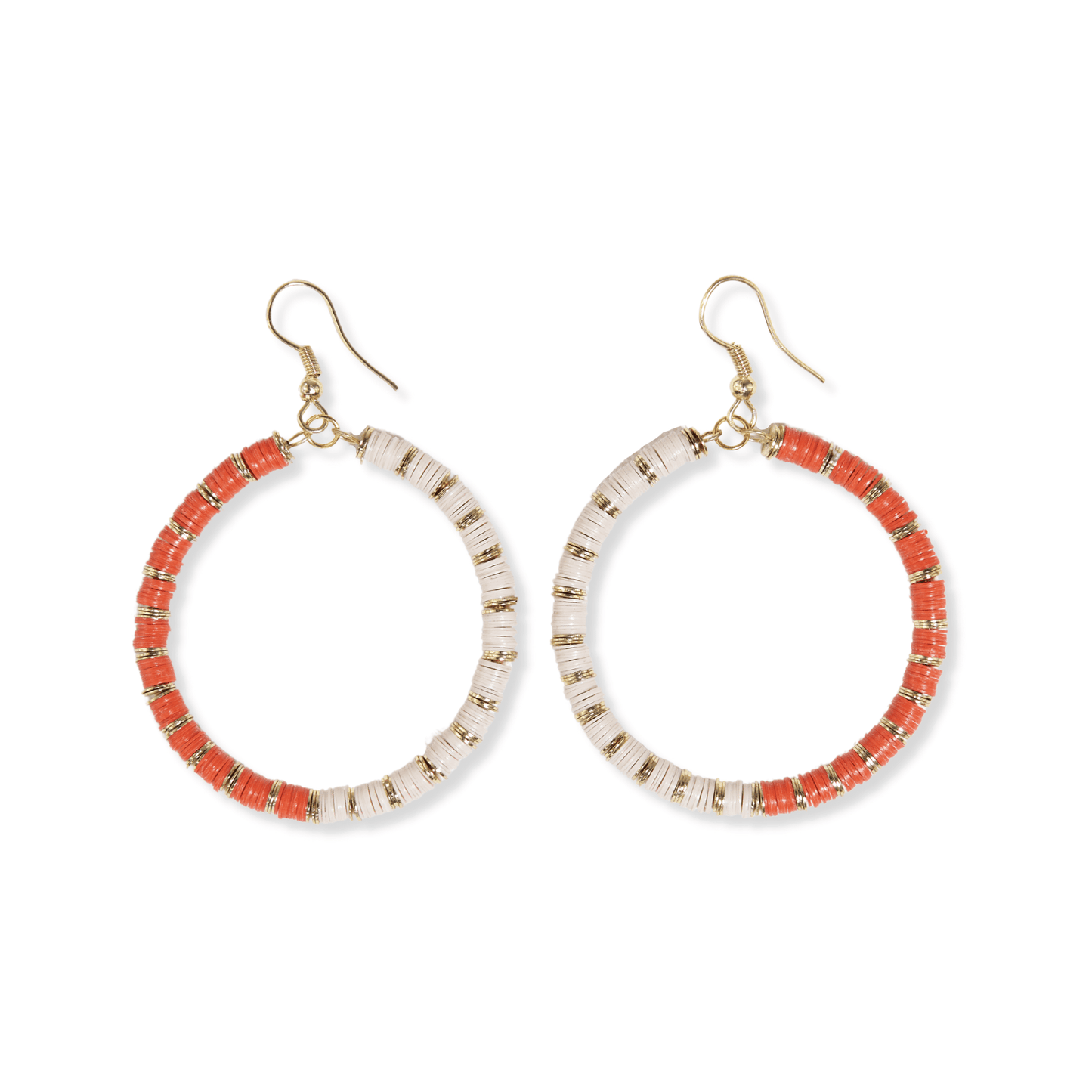 Fonda Half and Half Hoop Earrings