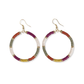 Fonda Color Block Hoop Earrings