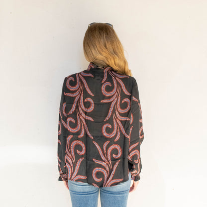 Georgia Top - Feather Black