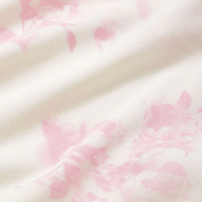 Gisele Printed Relaxed Short PJ Set - Rose Garden Cameo Pink | Pale Pink