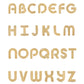 Groovy Initial Mini Bead - Yellow Gold