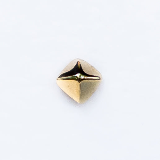 14k Pyramid Single Stud