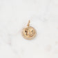 14k Butterfly Disc Pendant