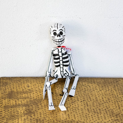 Hanging Maché Paper Skeleton