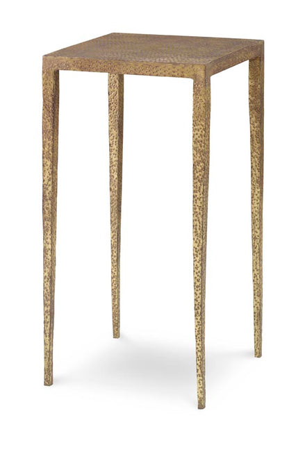 Hawes Side Table - Hammered Gold Armour