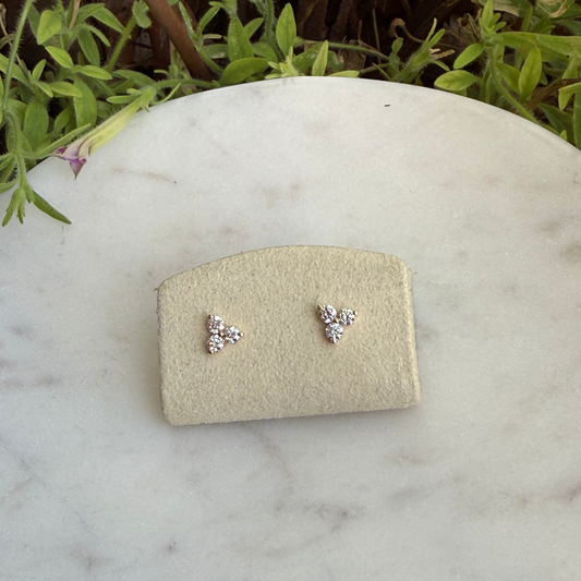 Medium Flora Studs - Pair