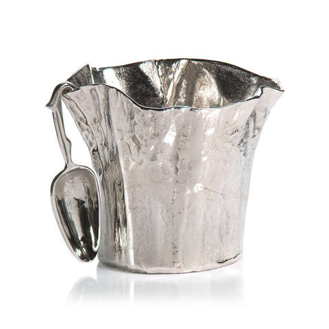 Aluminum Ice Bucket w. Scoop