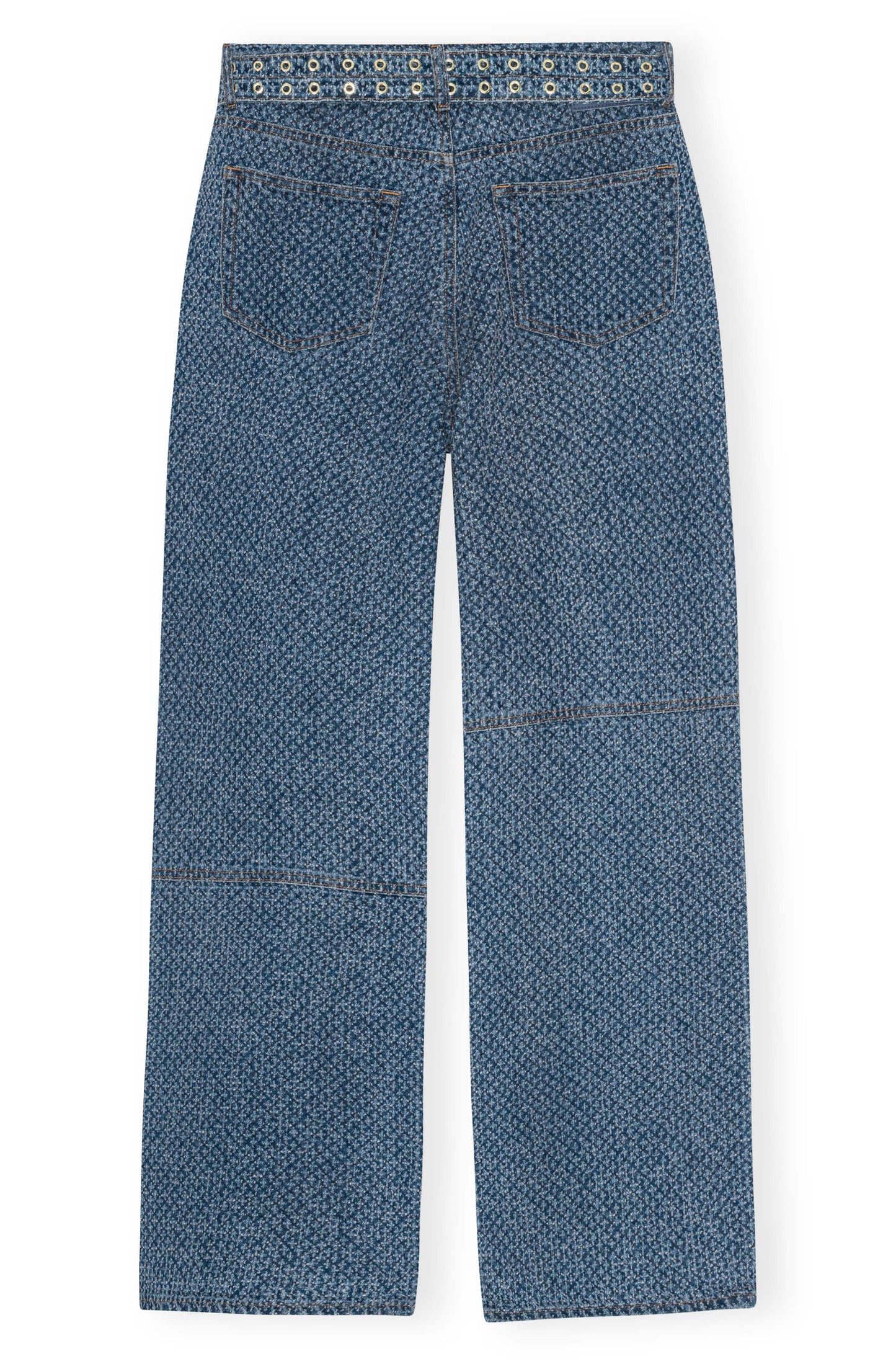 Fluffy Denim Izey Belted Pant