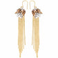 Leopard Fringe Earrings