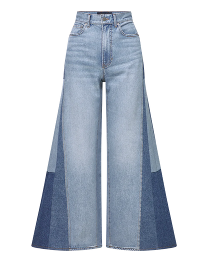 Vicki Patchwork Wide Leg Jean