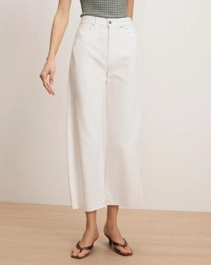 Taylor Cropped High Rise Wide Leg Jean
