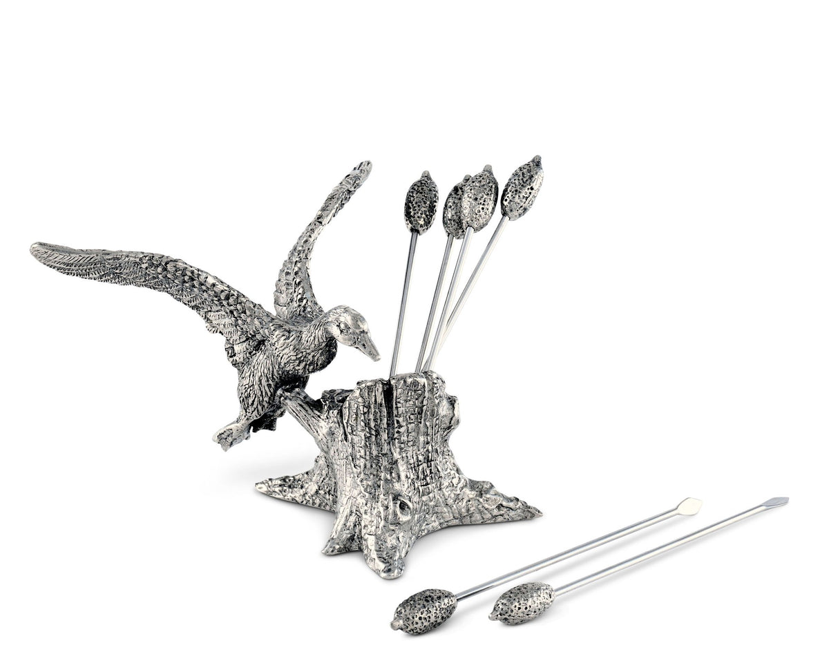 Mallard Duck Cheese Pick Set