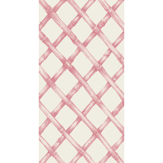 Pink Lattice Guest Napkin - Pack of 16