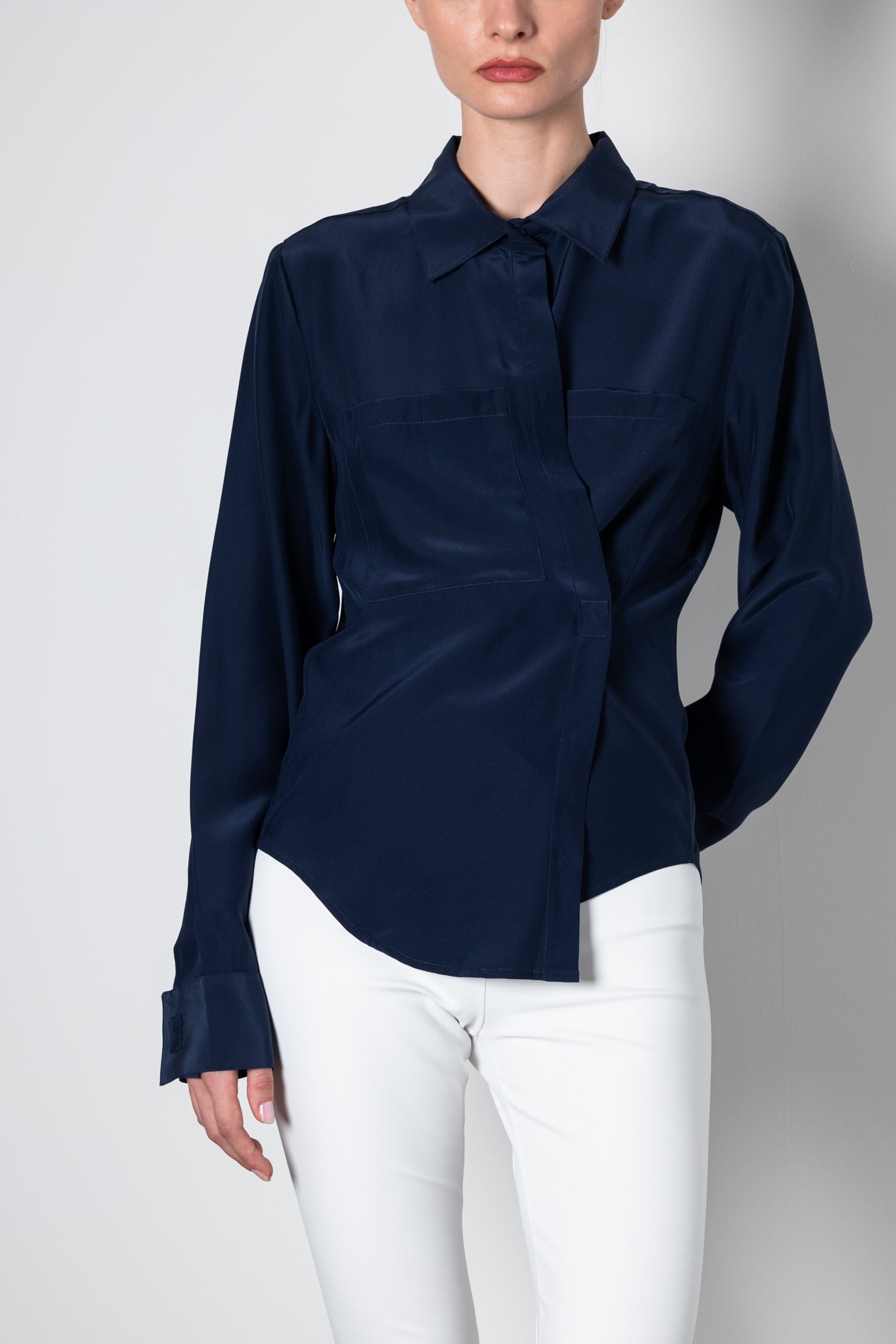 Ursala Silk Wrap Shirt