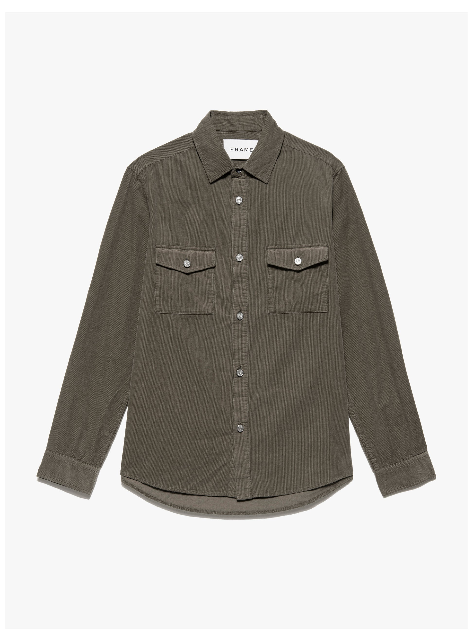 Double Pocket Micro Corduroy Shirt