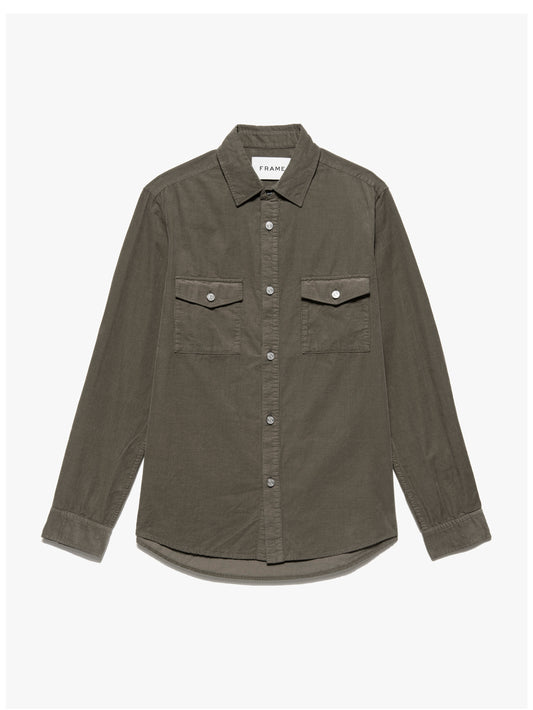 Double Pocket Micro Corduroy Shirt