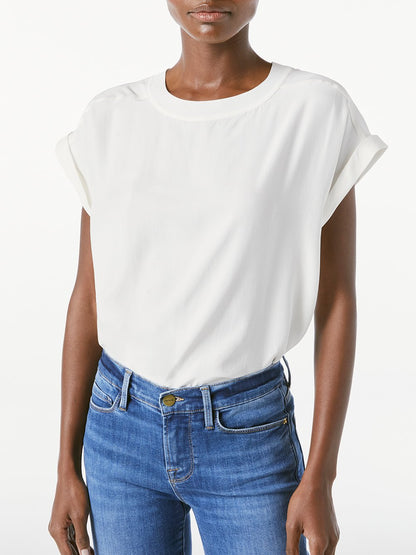 Washable Oversized Silk Tee