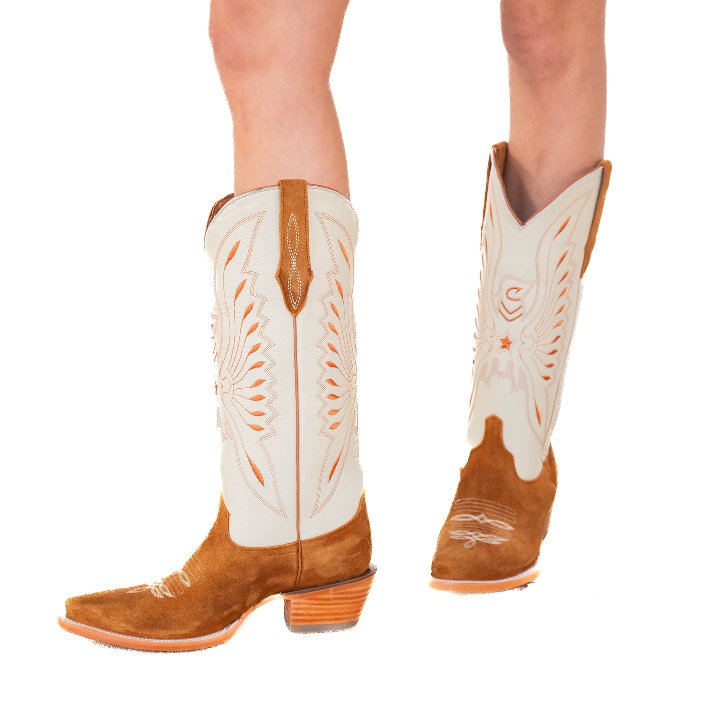 Mona Boot In Camel Suede