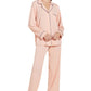 Gisele Long PJ Set - Rose Cloud + Navy