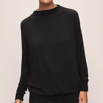 Cozy Time Mock Neck Pullover