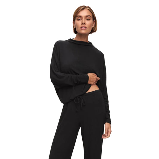 Cozy Time Mock Neck Pullover